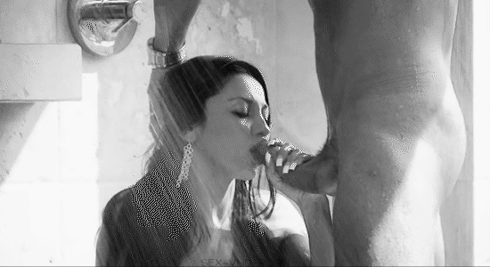 Shower Blowjob Black & White Tumblr