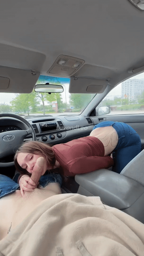 Car blowjob slut BWC